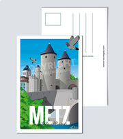 Carte postale Metz La porte des Allemands