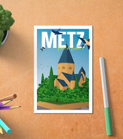 Carte Postale Metz Postale