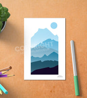 Carte Postale Mont Blanc