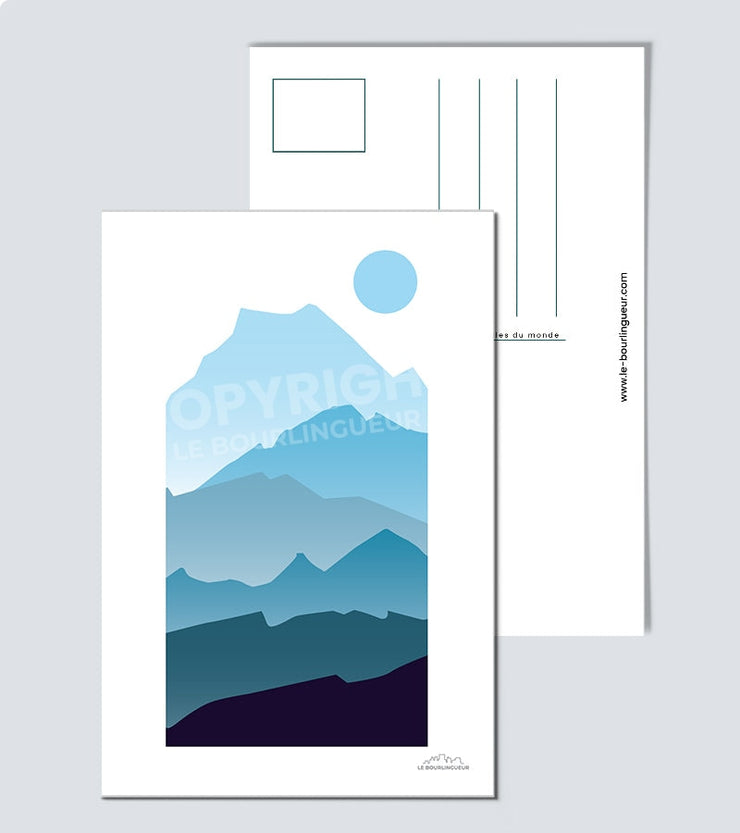 Carte Postale Mont Blanc