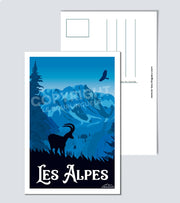 Carte Postale montagne Alpes