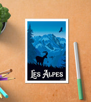 Carte Postale Montagne Alpes
