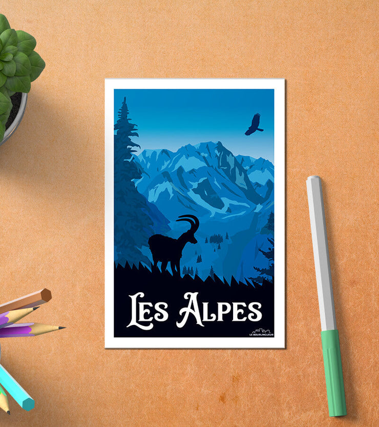 Carte Postale Montagne Alpes