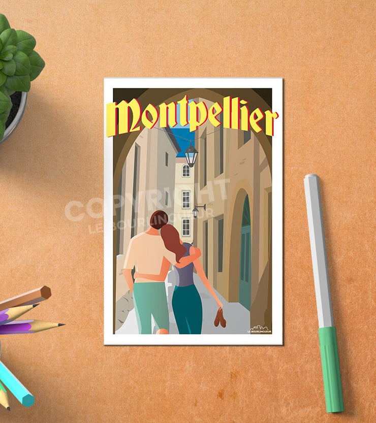 Carte Postale La Promenade Du Peyrou Montpellier
