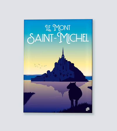 Magnet Vintage Mont Saint-Michel