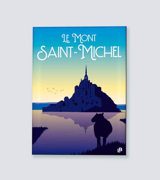 Magnet Vintage Mont Saint-Michel