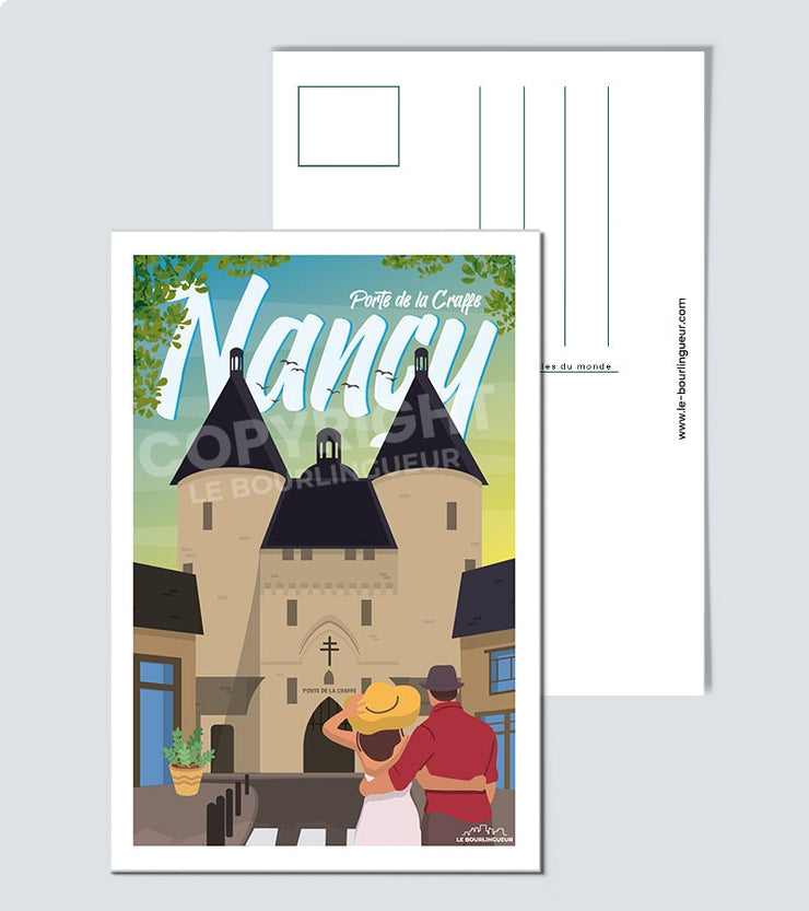 Carte Postale Nancy Porte de la Craffe