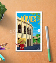 Carte Postale Nîmes