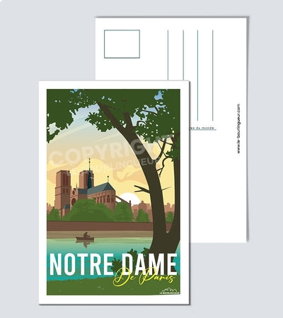 Carte Postale de notre Dame de Paris