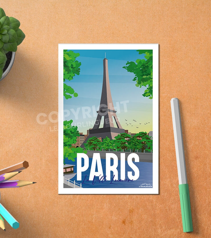 Carte Postale Paris Vintage