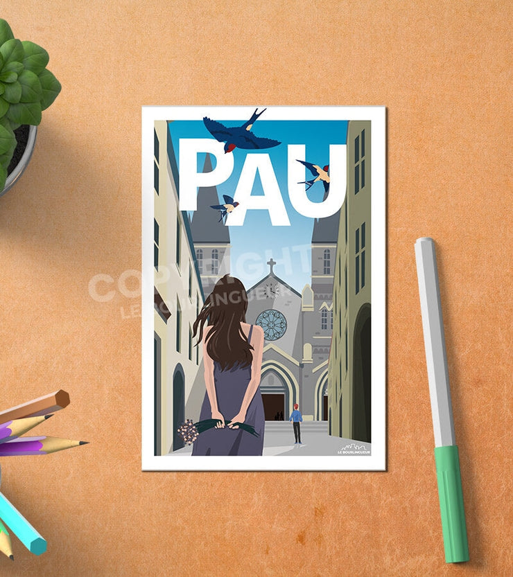 Carte Postale Pau