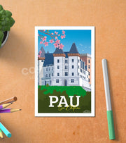 Carte Postale Pau Château