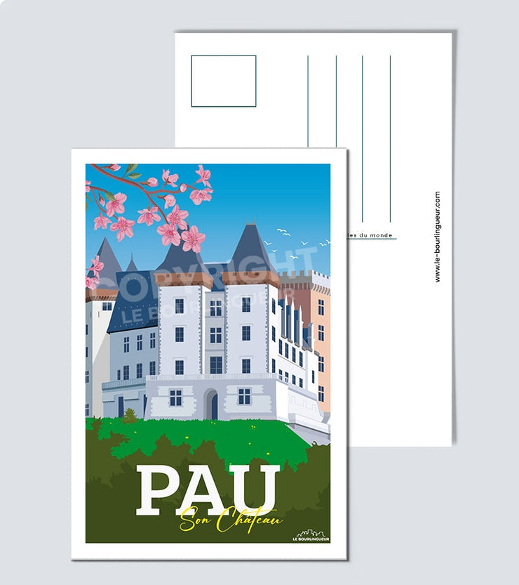 Carte Postale Pau château