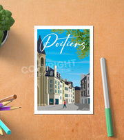 Carte Postale Poitiers