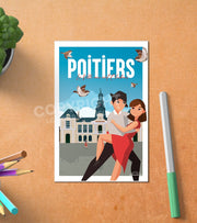 Carte Postale Poitiers Hôtel De Ville