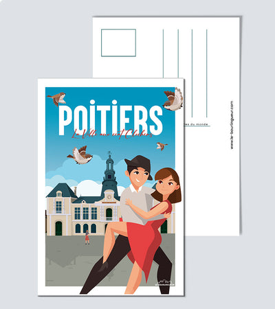 Carte Postale poitier nouvelle acquitaine