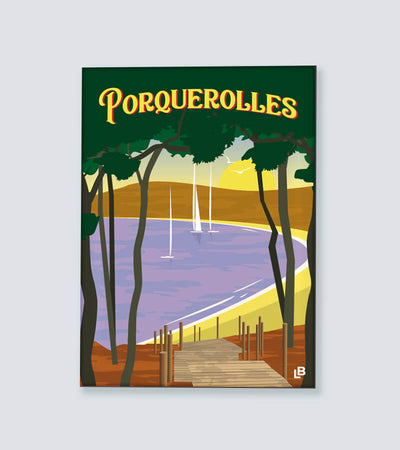 Magnet vintage Porquerolles