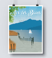 Affiche Aix les Bains