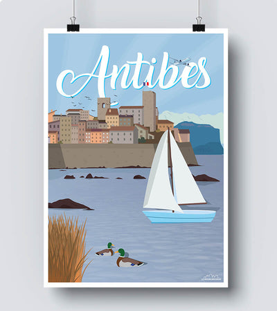 Affiche Antibes