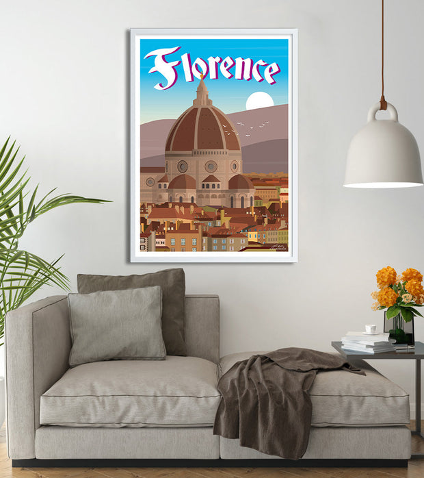 poster vintage florence 
