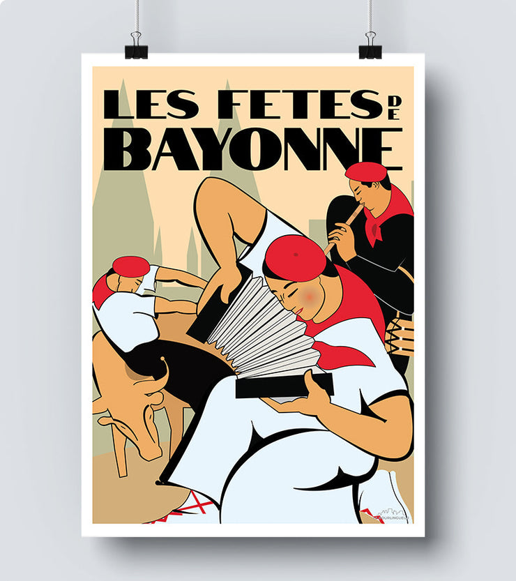 les fetes de bayonne en affiche