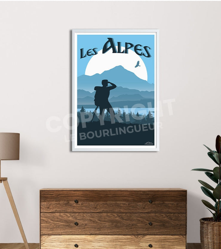 Affiche Les Alpes Poster