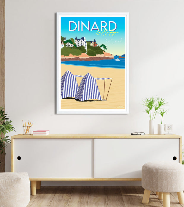 Affiche Bretagne Dinard Dinan cote Emeraude Breizh Malo Rennes Quimper Brest Affiche Bretagne Dinard Dinan cote Emeraude Breizh Malo Rennes Quimper Brest