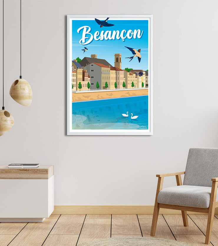 Besancon poster retro vintage
