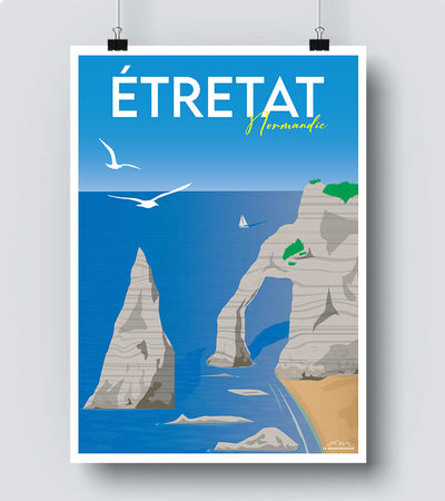 Affiche Etretat