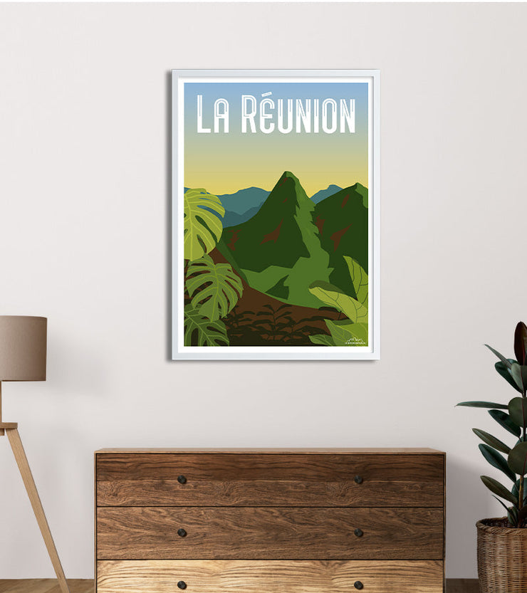poster réunion tropique 