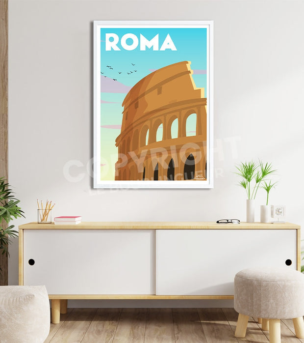 poster italie Rome 