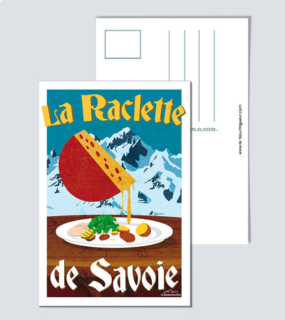 Carte postale la Raclette de Savoie