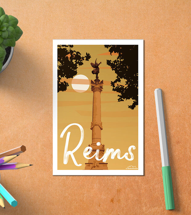Carte Postale Vintage Reims
