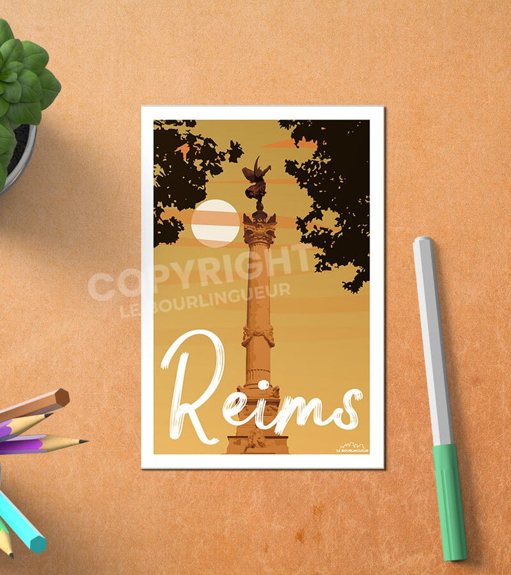 Carte Postale Vintage Reims