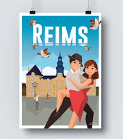 hotel de ville reims affiche