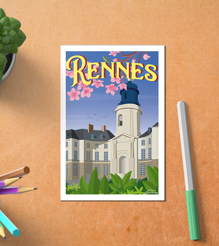 Carte Postale Ville De Rennes