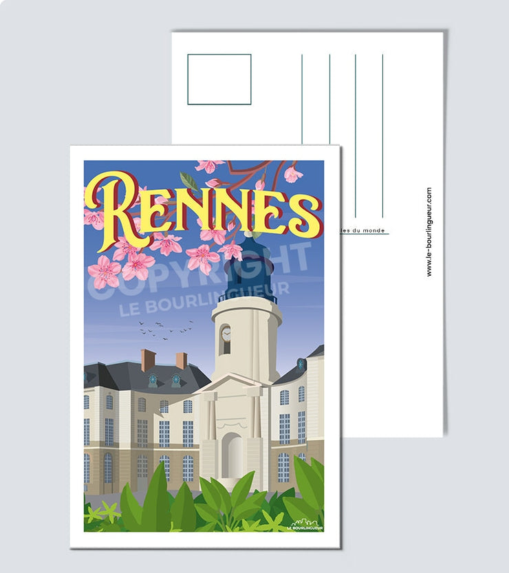 Carte Postale ville de Rennes