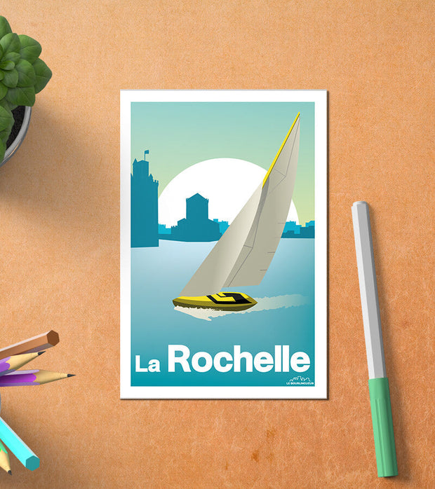 Carte Postale La Rochelle Le Voilier