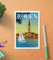 Carte Postale Ville Rouen