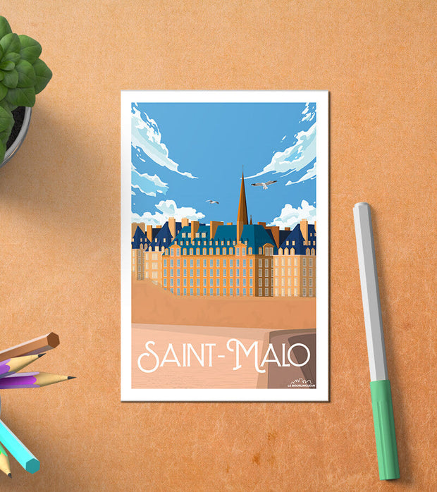 Carte Postale Saint Malo La Cité Corsaire