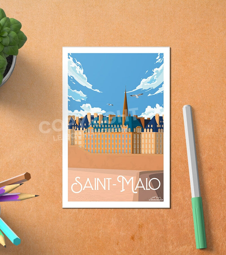 Carte Postale Saint Malo La Cité Corsaire