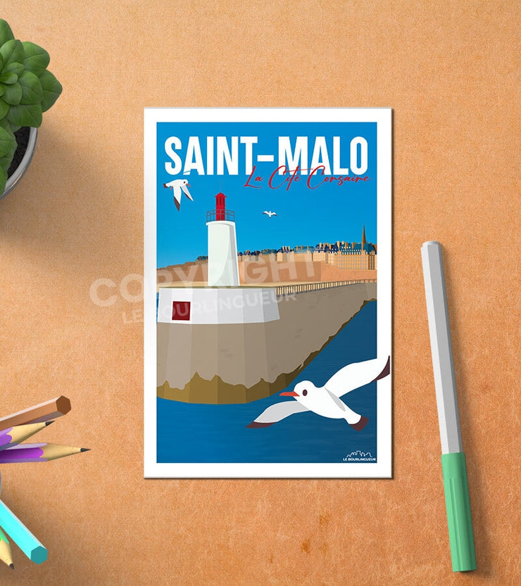 Carte Postale La Cité Corsaire Saint Malo