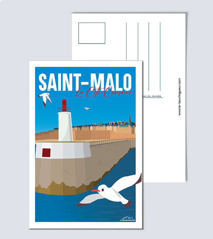 Carte Postale saint maleau normandie