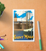 Carte Postale Saint Malo