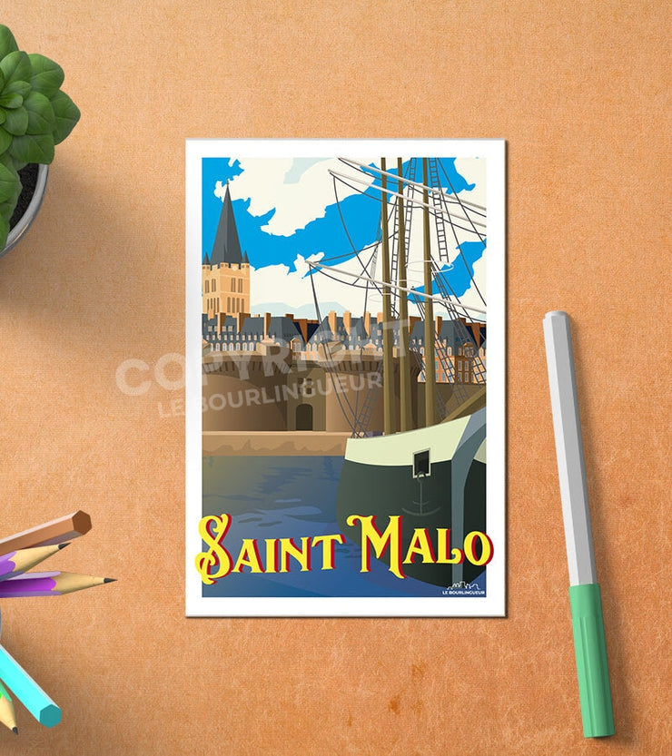 Carte Postale Saint Malo