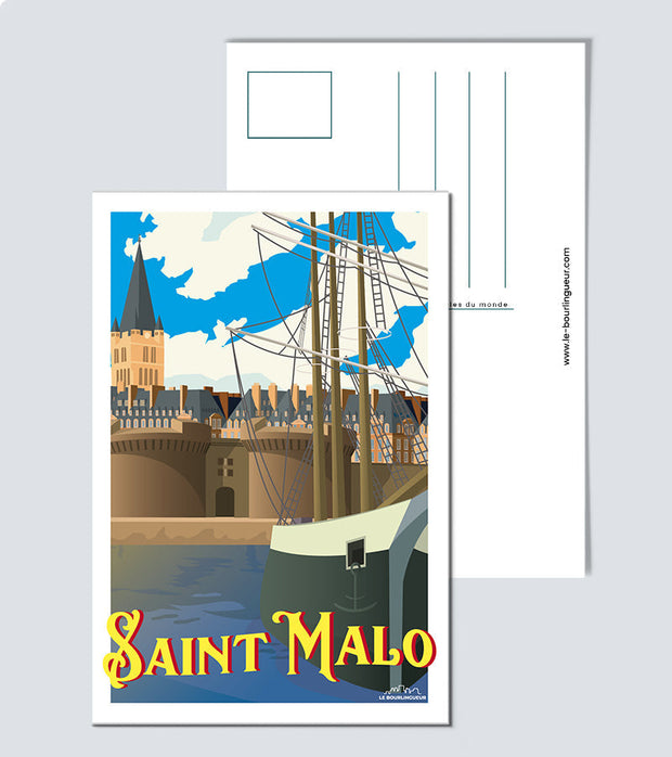 Carte Postale Saint Malo