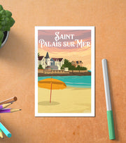 Carte Postale Saint Palais Sur Mer