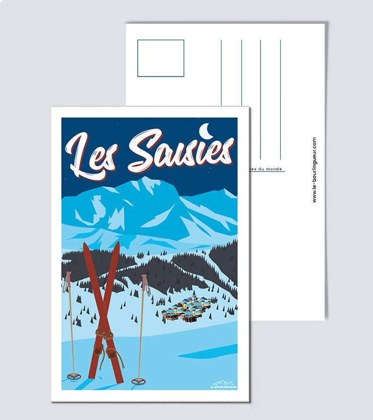 Carte postale les Saisies