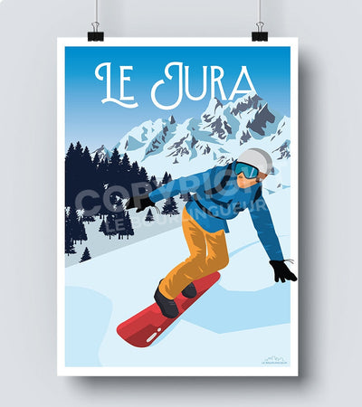 Affiche Les montagnes du Jura