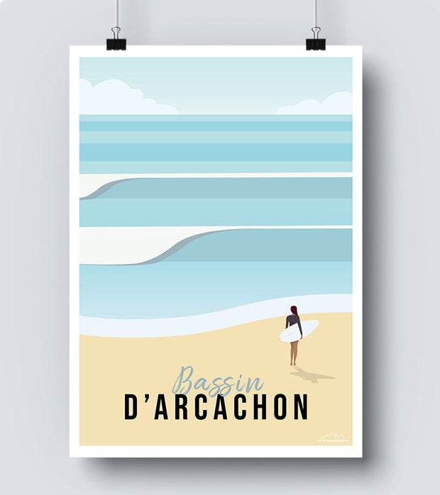 Bassin d'arcachon en affiche